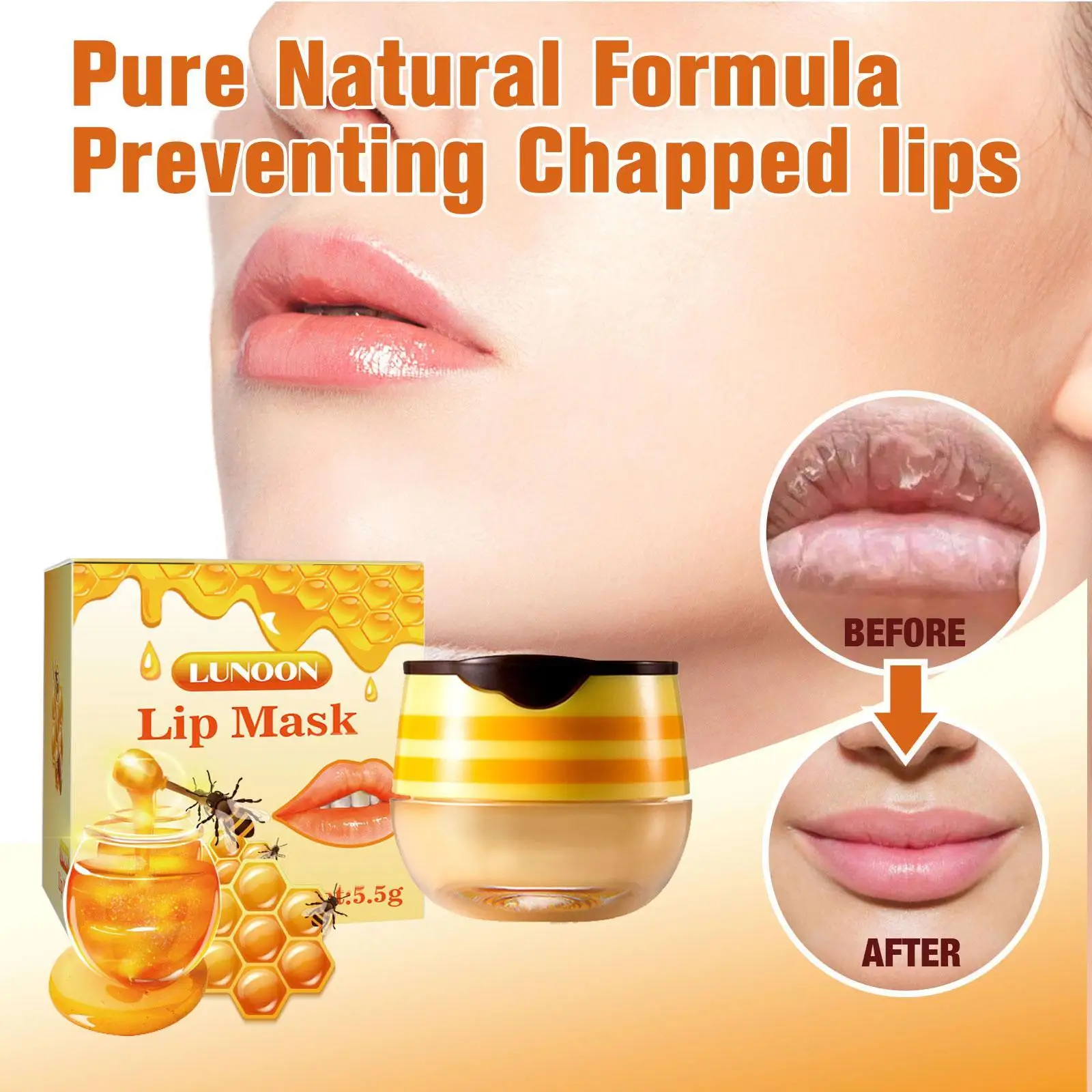 Lipstick Lip Balm Propolis Moisturizing Lip Mask Nourishing Anti-wrinkle Lip Care Anti-cracking Unisex Lip Mask Honey Lip Mask
Lipstick Lip Balm Propolis Moisturizing Lip Mask Nourishing Anti-wrinkle Lip Care Anti-cracking Unisex Lip Mask Honey Lip Mask
