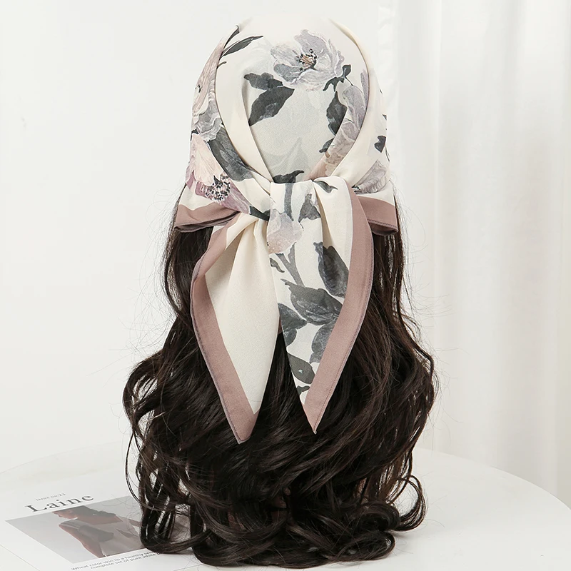 Fashion Silk Square Soft Solid Scarf Shawl Fashion Decorate Scarves Breathable Sun Protection Elegant Lady Versatile Bandana
Fashion Silk Square Soft Solid Scarf Shawl Fashion Decorate Scarves Breathable Sun Protection Elegant Lady Versatile Bandana
