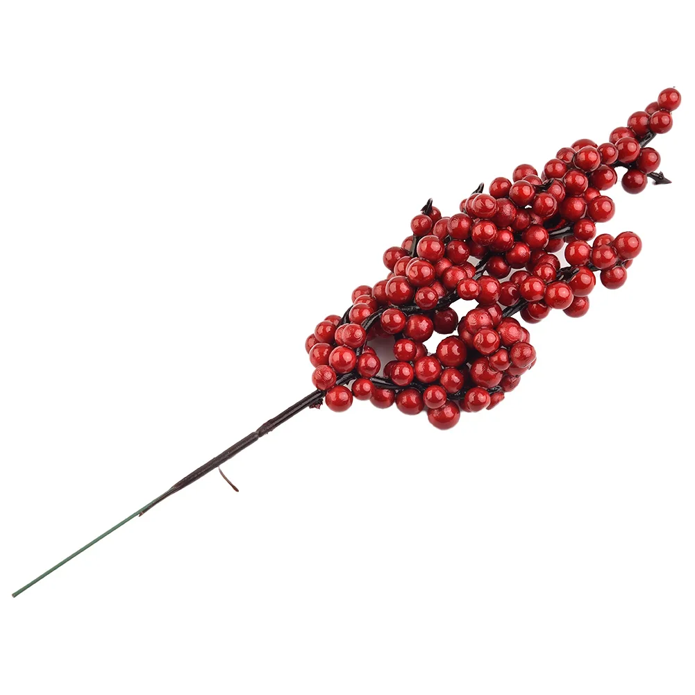 10/20PCS Chritsmas Decoration Red Berries Simulation Berry Branches Cherry Stamen For Home Xmas New Year Gift Wedding Flower
10/20PCS Chritsmas Decoration Red Berries Simulation Berry Branches Cherry Stamen For Home Xmas New Year Gift Wedding Flower