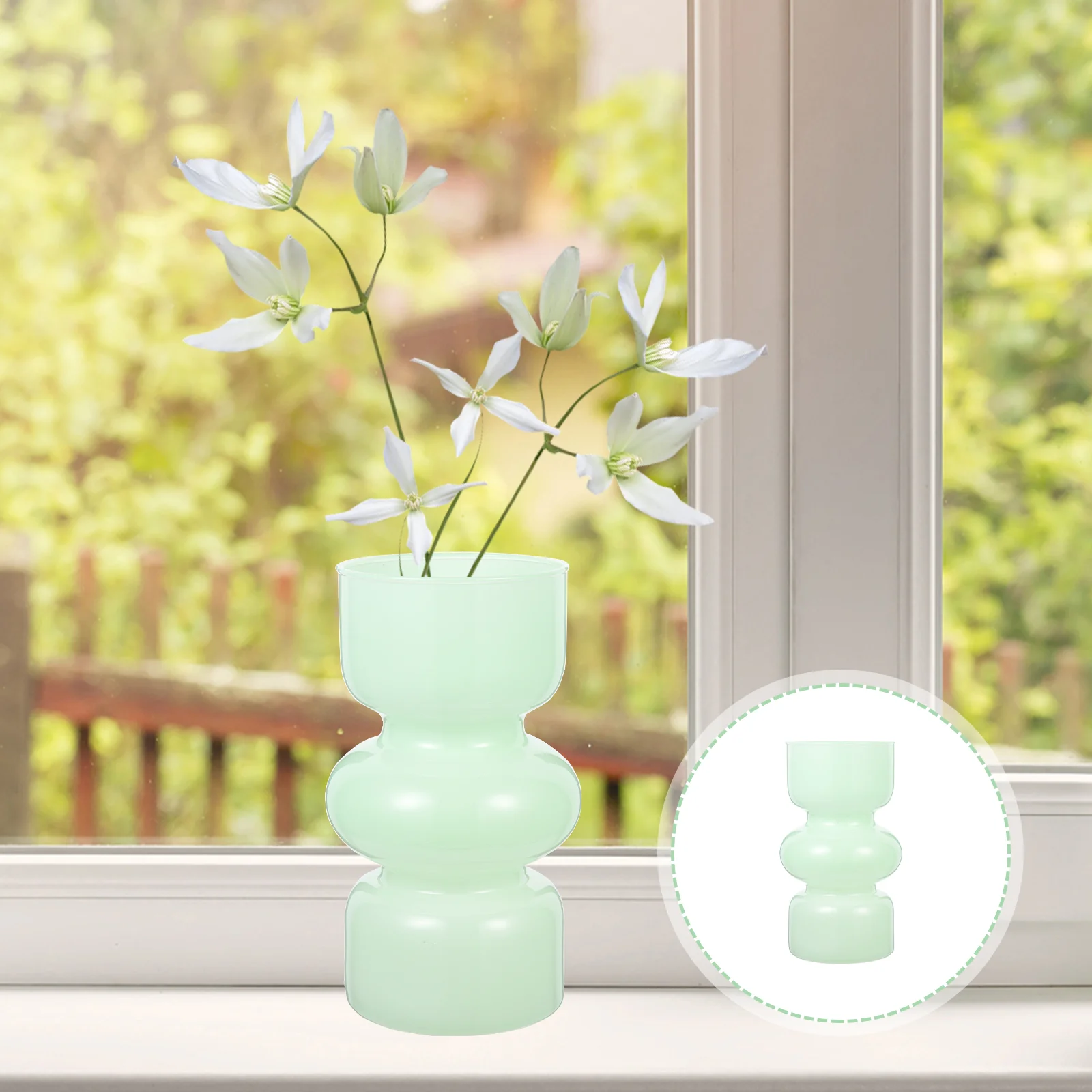 Vase Flower Terrarium Holder Hydroponic Container Planter Vases Decorative Desktop Floral Bud Bulb Modern Clear Ceramic
Vase Flower Terrarium Holder Hydroponic Container Planter Vases Decorative Desktop Floral Bud Bulb Modern Clear Ceramic