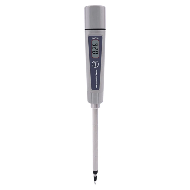 TOP EC-316 Soil EC Tester 4 Digital LCD 0-4.00 MS/Cm Aquarium Swimming Pool Hydroponic Laboratory Food Conductivity Meter
TOP EC-316 Soil EC Tester 4 Digital LCD 0-4.00 MS/Cm Aquarium Swimming Pool Hydroponic Laboratory Food Conductivity Meter