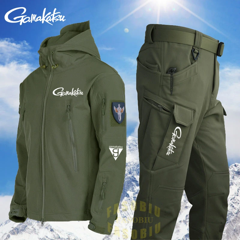Gamakatsu New Fishing Jacket Men's Pants Waterproof Windproof Hunting Tactical Clothing Softshell Outdoor Fishing Suit Thermal
Gamakatsu New Fishing Jacket Men's Pants Waterproof Windproof Hunting Tactical Clothing Softshell Outdoor Fishing Suit Thermal