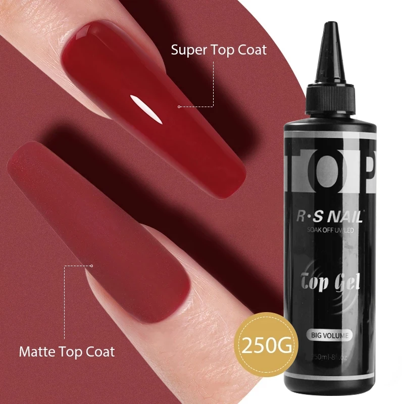 250g No Wipe Super Top Coat UV Base Gel Polish Matte Top Coat Reinforce Gel Long Lasting Shinning Soak Off UV LED Nail Varnish
250g No Wipe Super Top Coat UV Base Gel Polish Matte Top Coat Reinforce Gel Long Lasting Shinning Soak Off UV LED Nail Varnish