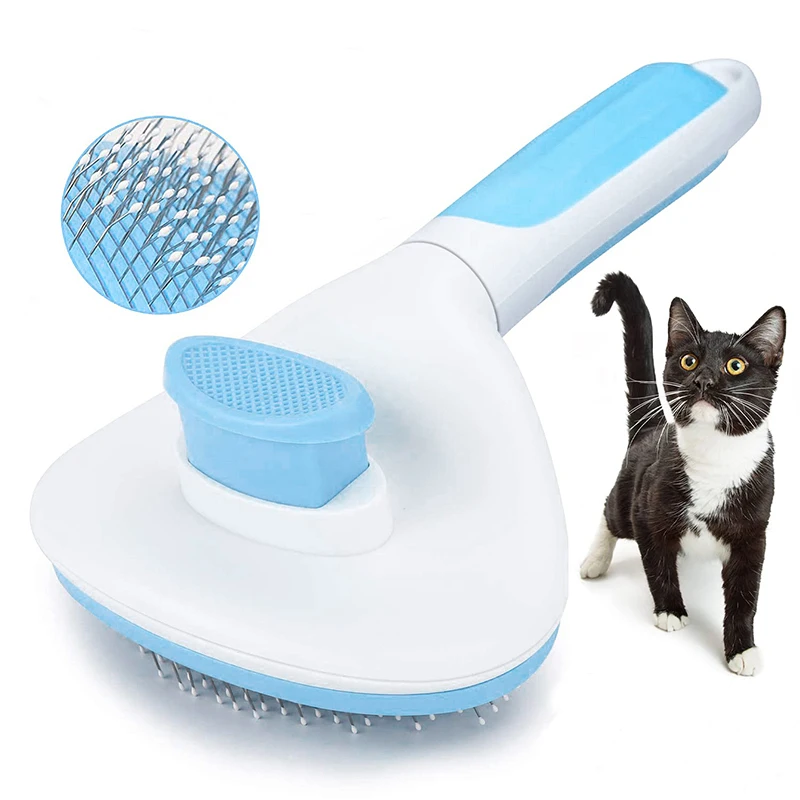 New Self-cleaning Slippery Brush Dog Cat Grooming Brush Gently Removes Loose Undercoat Pads And Tangled Hair
New Self-cleaning Slippery Brush Dog Cat Grooming Brush Gently Removes Loose Undercoat Pads And Tangled Hair