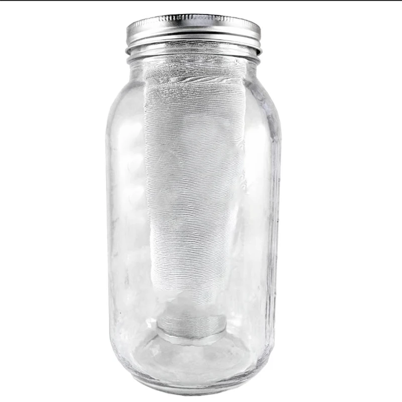 Cold Coffee Maker Coffee Filters for Wide Mouth Mason Jar Stainless Steel Ultra Fine Mesh Tea with Fruit Infuser Iced Coffee
Cold Coffee Maker Coffee Filters for Wide Mouth Mason Jar Stainless Steel Ultra Fine Mesh Tea with Fruit Infuser Iced Coffee