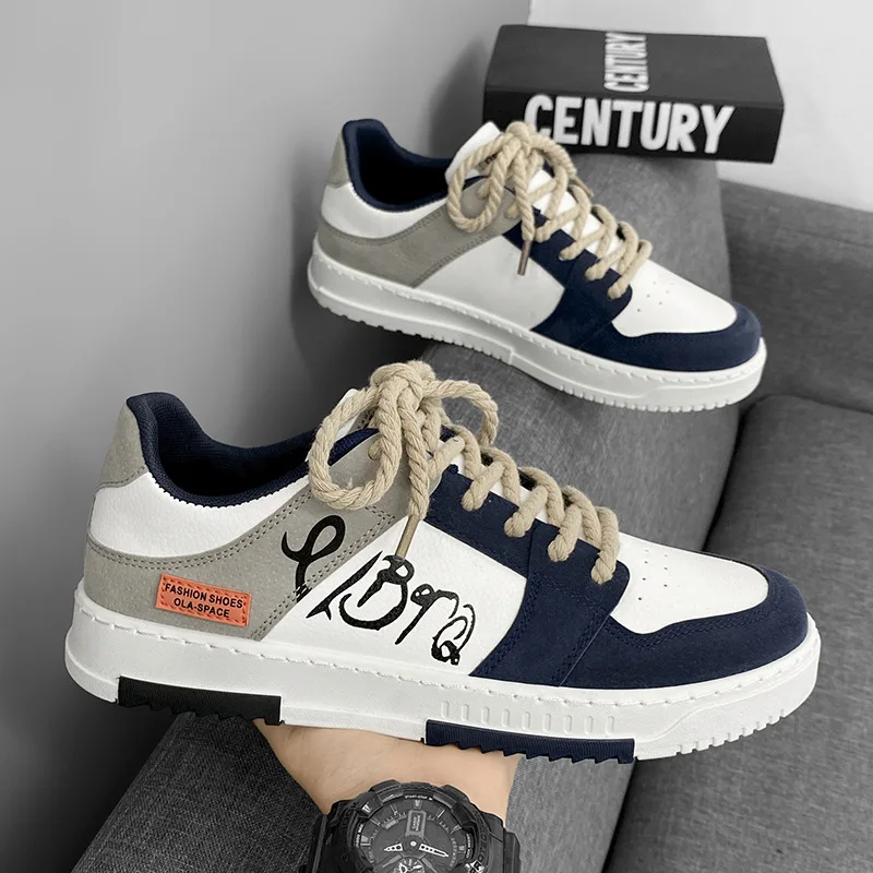New PU Leather Male Casual Shoes Classics Comfortable Men's Vulcanized Shoes Fashion Anti Skid Sports Shoes Running Shoes
New PU Leather Male Casual Shoes Classics Comfortable Men's Vulcanized Shoes Fashion Anti Skid Sports Shoes Running Shoes