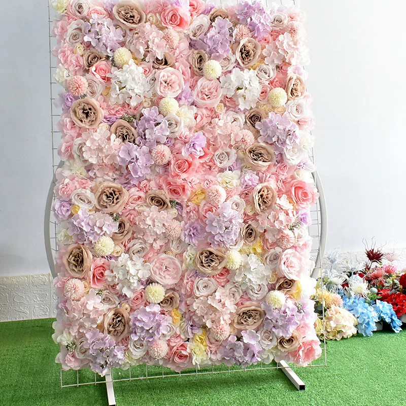 

3D розы цветы фон для стены свадебное украшение искусственный цветок настенный имитация фона Свадьба День Рождения Вечеринка домашний декор