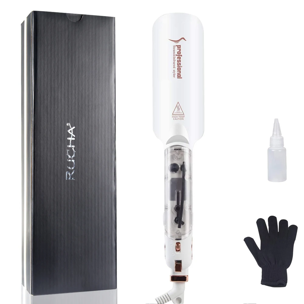 Profession Steam Infrared Flat Iron 2 Inch Vapor Spray Care Hair Straightener Fast Heating Salon Hair Styling Tools
Profession Steam Infrared Flat Iron 2 Inch Vapor Spray Care Hair Straightener Fast Heating Salon Hair Styling Tools
