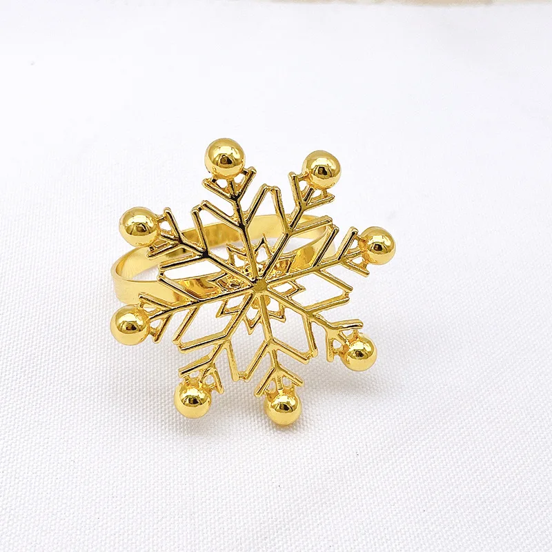1 Piece Metal Electroplating Craft Napkin Buckle Fawn Snowflake Napkin Ring for Table Decoration Christmas Wedding Hotel
1 Piece Metal Electroplating Craft Napkin Buckle Fawn Snowflake Napkin Ring for Table Decoration Christmas Wedding Hotel