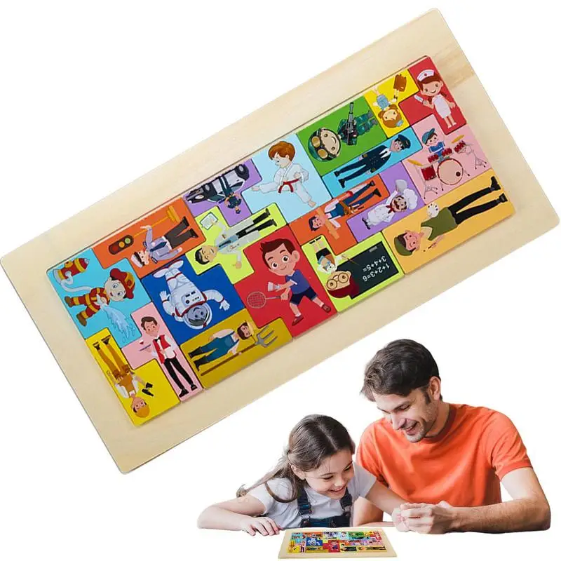 Child Puzzle Wooden Toys Kids Animal Montessori Puzzle 3D Stereoscopic Cartoons Tell Story Educational Wooden Puzzles For Kids
Child Puzzle Wooden Toys Kids Animal Montessori Puzzle 3D Stereoscopic Cartoons Tell Story Educational Wooden Puzzles For Kids