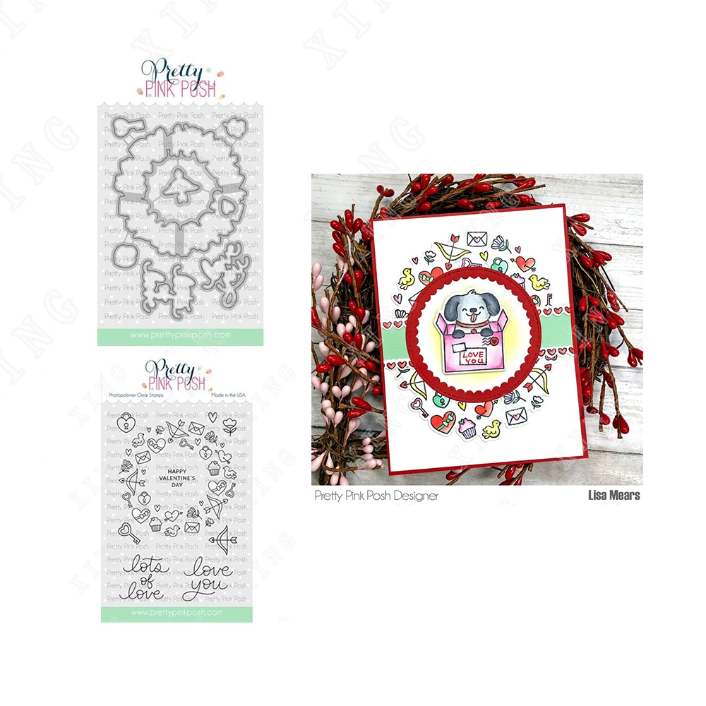 New Arrival Valentines Wreath Metal Cutting Dies Stamps Scrapbook Diary Decoration Embossingtemplate Diy Greeting Card Handmade
New Arrival Valentines Wreath Metal Cutting Dies Stamps Scrapbook Diary Decoration Embossingtemplate Diy Greeting Card Handmade