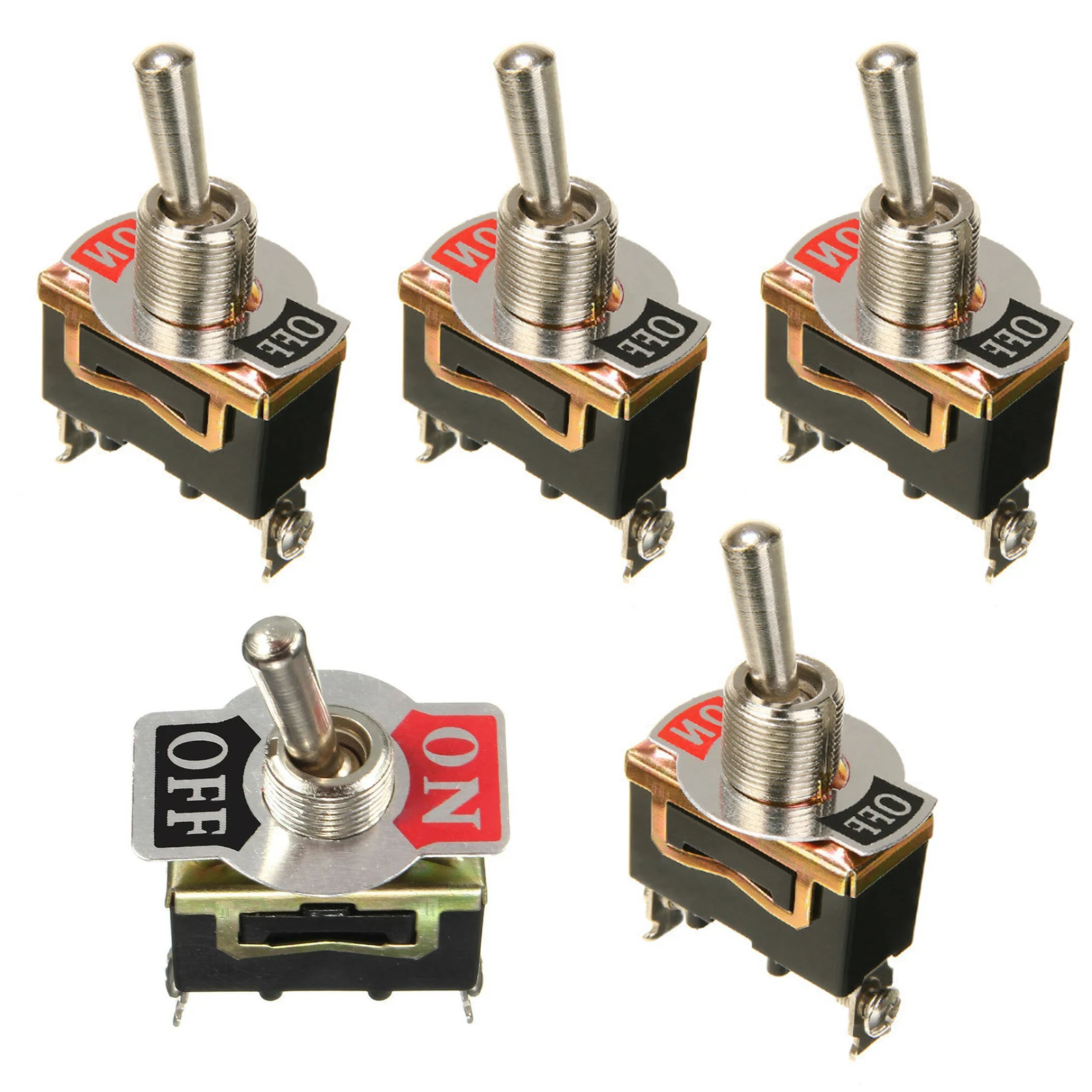 Waterproof Toggle Switch Toggle Switches AC250V 15A For Car Truck Automotive Heavy Duty 2 Pin SPST Rocker Toggle For Cars Boats
Waterproof Toggle Switch Toggle Switches AC250V 15A For Car Truck Automotive Heavy Duty 2 Pin SPST Rocker Toggle For Cars Boats