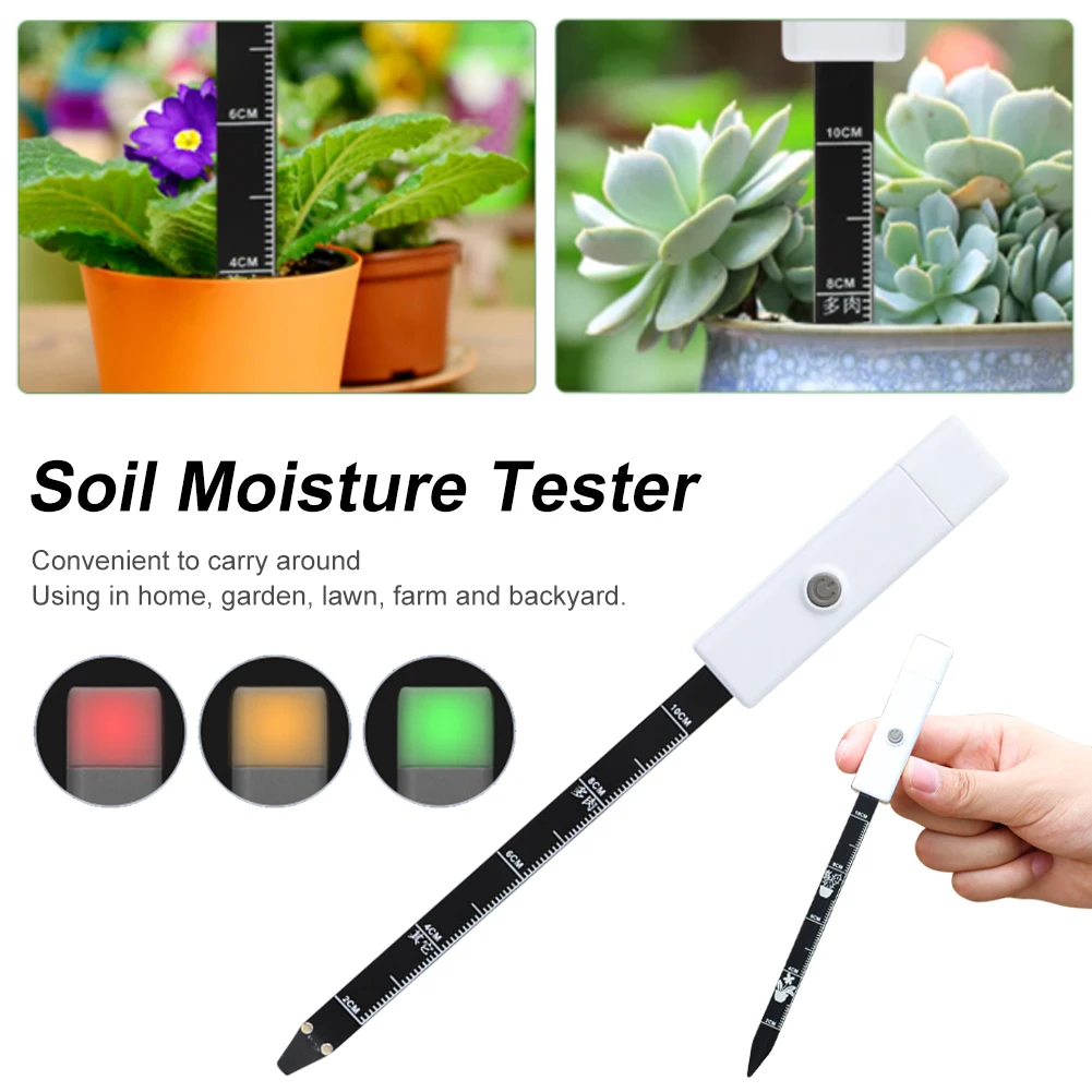 Soil Humidometer Soil Moisture Meter Hygrometer Probe Watering Test Gardening Measuring Tool Analysis Instrument Garden Supplier
Soil Humidometer Soil Moisture Meter Hygrometer Probe Watering Test Gardening Measuring Tool Analysis Instrument Garden Supplier