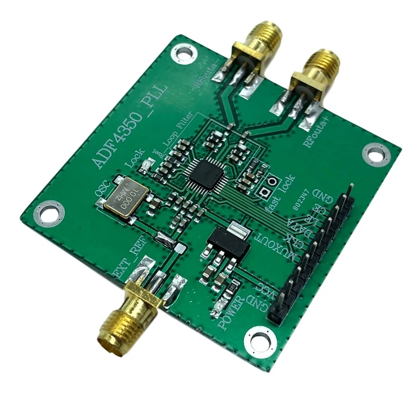 137M-4.4Ghz RF Signal Source PLL Phase Locked Loop Frequency Synthesizer ADF4350 Development Board
137M-4.4Ghz RF Signal Source PLL Phase Locked Loop Frequency Synthesizer ADF4350 Development Board