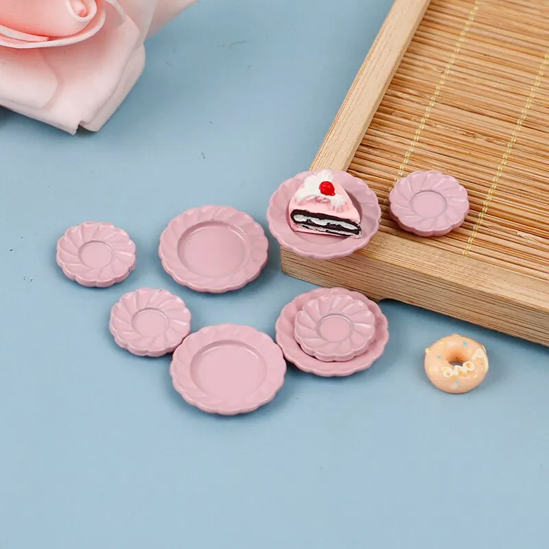 4Pcs Dollhouse Miniature Mini Ceramic Powder Plate Set Tableware Kitchen Furniture Toys For Doll House Restaurant Plate Accessor
4Pcs Dollhouse Miniature Mini Ceramic Powder Plate Set Tableware Kitchen Furniture Toys For Doll House Restaurant Plate Accessor