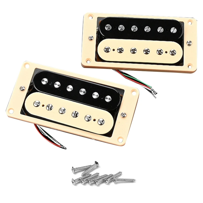 Guitar Humbuckers Pickups Two-Color Faced Double Coil Humbucker Bridge Pickups For Electric Guitar
Guitar Humbuckers Pickups Two-Color Faced Double Coil Humbucker Bridge Pickups For Electric Guitar