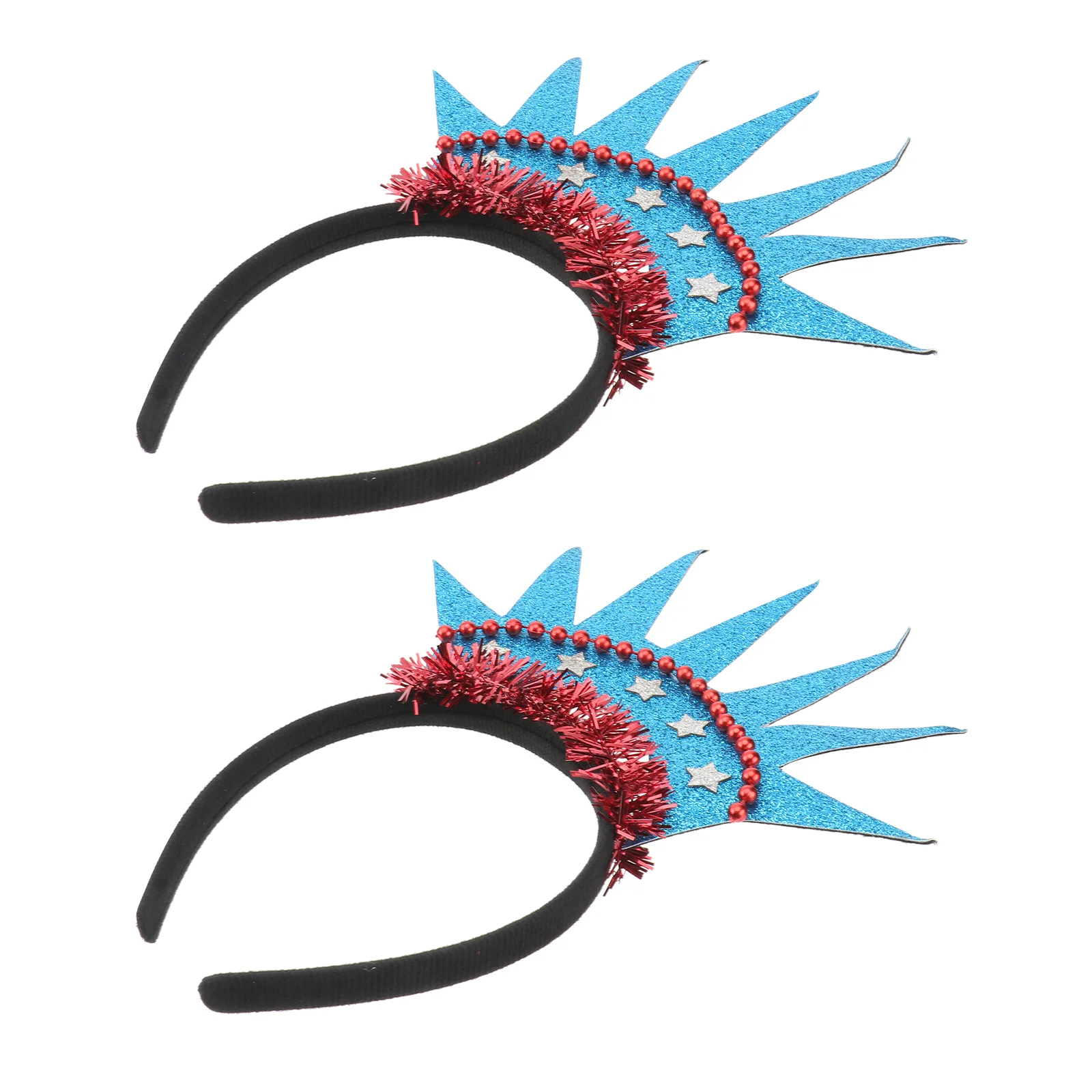 2pcs Patriotic Headband America Rose Hair Novel Decorative Headdress Statue of Liberty Hair Crown for Festival Home Party
2pcs Patriotic Headband America Rose Hair Novel Decorative Headdress Statue of Liberty Hair Crown for Festival Home Party