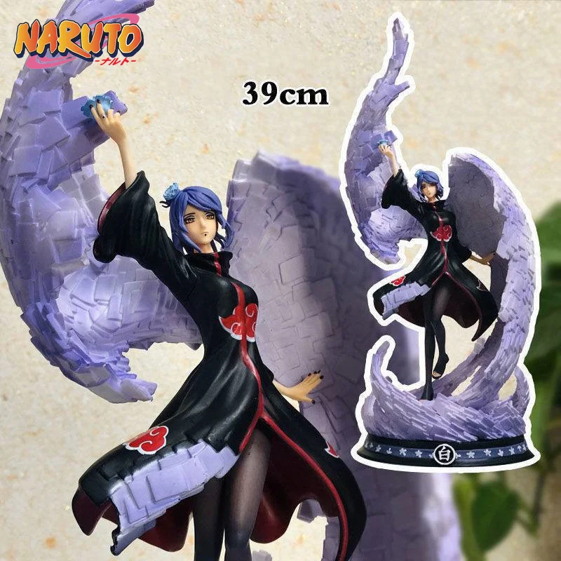 39CM Anime Naruto Action Figure Statue GK Itachi Konan Akatsuki Figurine PVC Model Desktop Collection Birthday Gift for Kids
39CM Anime Naruto Action Figure Statue GK Itachi Konan Akatsuki Figurine PVC Model Desktop Collection Birthday Gift for Kids