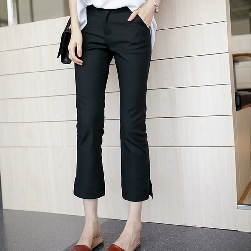 Pencil Suit Pants Women Trousers 2022 New Black Cropped Pants Femme High Waist Slim Woman Casual Office Lady Pants Female
Pencil Suit Pants Women Trousers 2022 New Black Cropped Pants Femme High Waist Slim Woman Casual Office Lady Pants Female