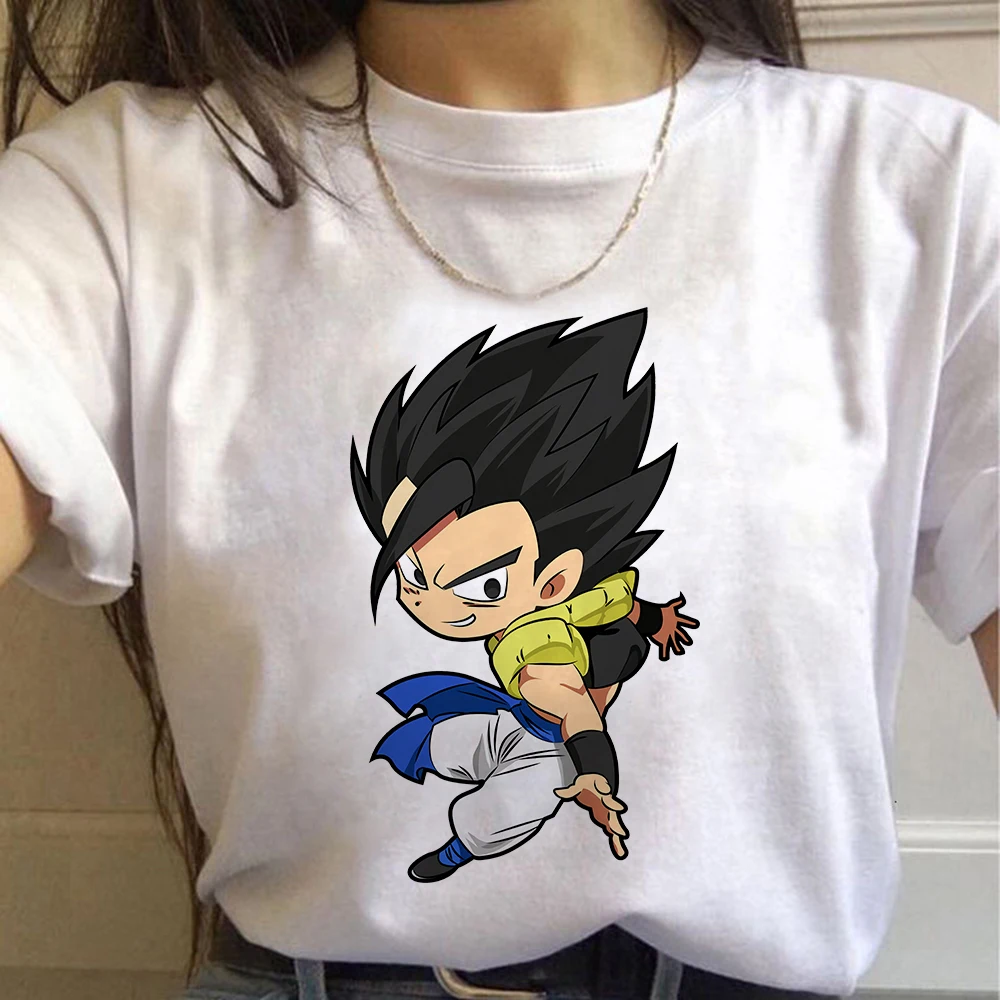Son футболка Goku Dragon Ball Super Saiyan женские мультфильмы Harajuku Kawaii Аниме Манга Футболка
