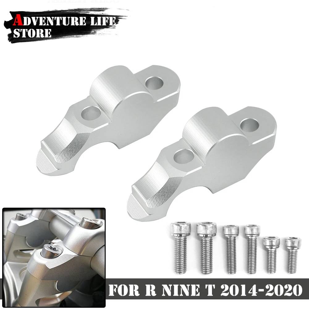 For BMW R NineT R Nine T R 9T RNINET Scrambler 2014-2022 Motorcycle Handle Bar Clamp 28MM Raised Extend Handlebar Mount Riser
For BMW R NineT R Nine T R 9T RNINET Scrambler 2014-2022 Motorcycle Handle Bar Clamp 28MM Raised Extend Handlebar Mount Riser
