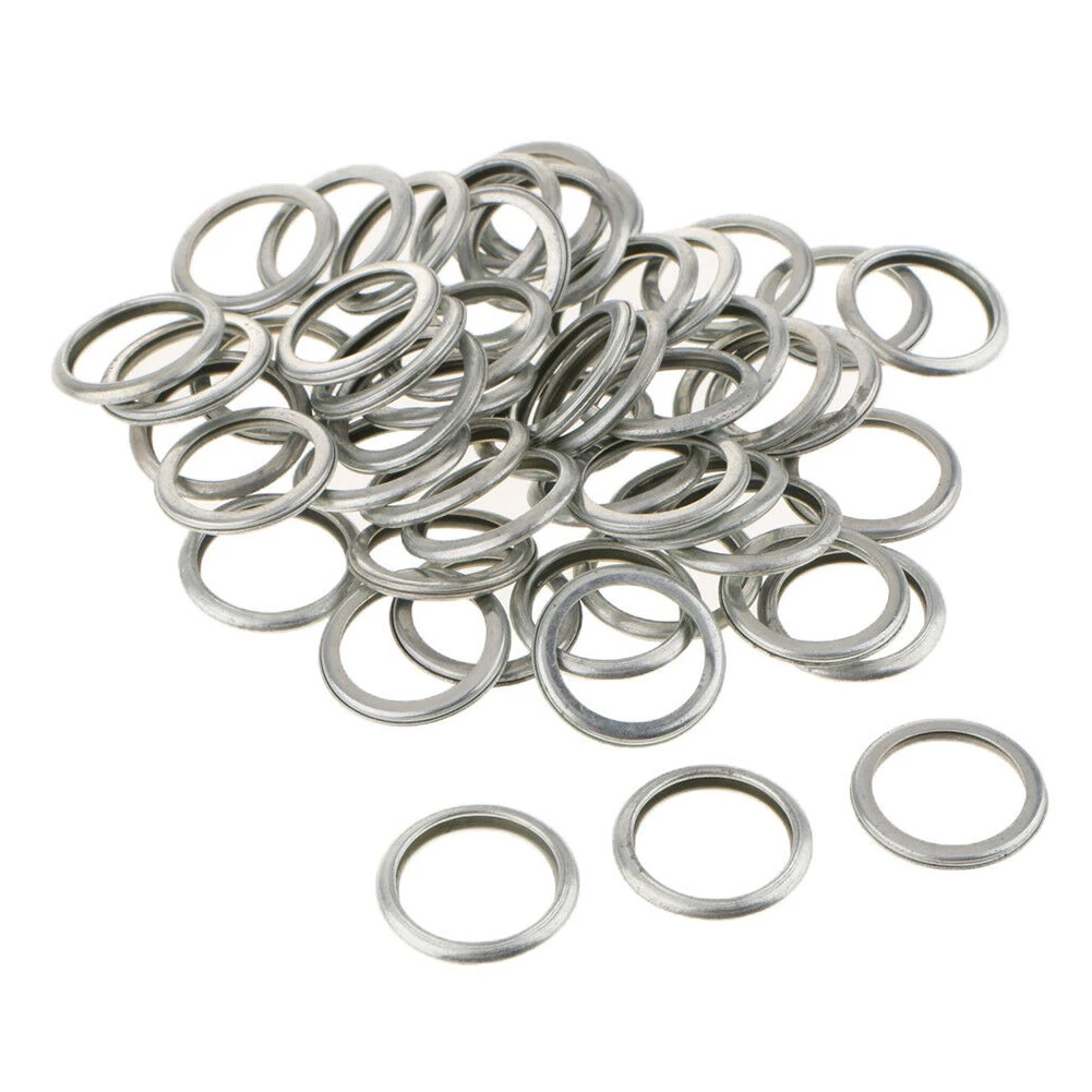 50 Pieces 16mm Oil Drain Plug Crush Washer Gasket Metal Silver M16 2.5mm 16mm 21mm For 803916010 Cyl. Head & Valve Cover Gasket
50 Pieces 16mm Oil Drain Plug Crush Washer Gasket Metal Silver M16 2.5mm 16mm 21mm For 803916010 Cyl. Head & Valve Cover Gasket