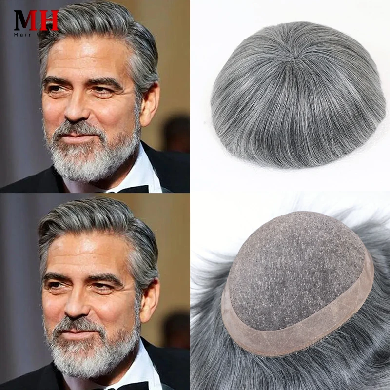 Серые мужские стандартные системы человеческих волос, полимоно-кружевной мужской протез из ПУ, парик для выпадения волос #1B60
Серые мужские стандартные системы человеческих волос, полимоно-кружевной мужской протез из ПУ, парик для выпадения волос #1B60