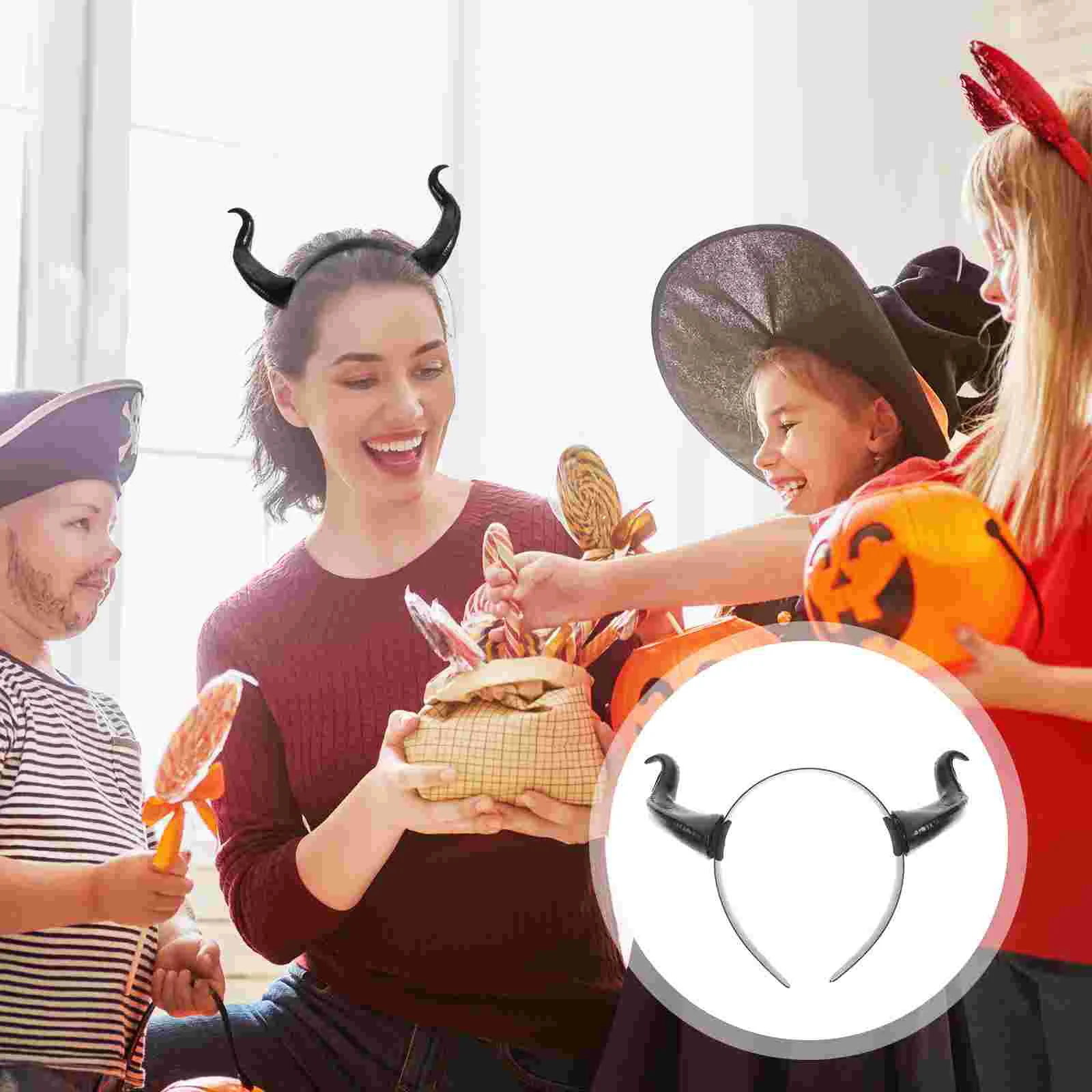 Ox Horn Headband Headdress Plastic Horn Hair Halloween Carnival Cosplay Costume Headpiece Party Photo Props Hair Accessories
Ox Horn Headband Headdress Plastic Horn Hair Halloween Carnival Cosplay Costume Headpiece Party Photo Props Hair Accessories