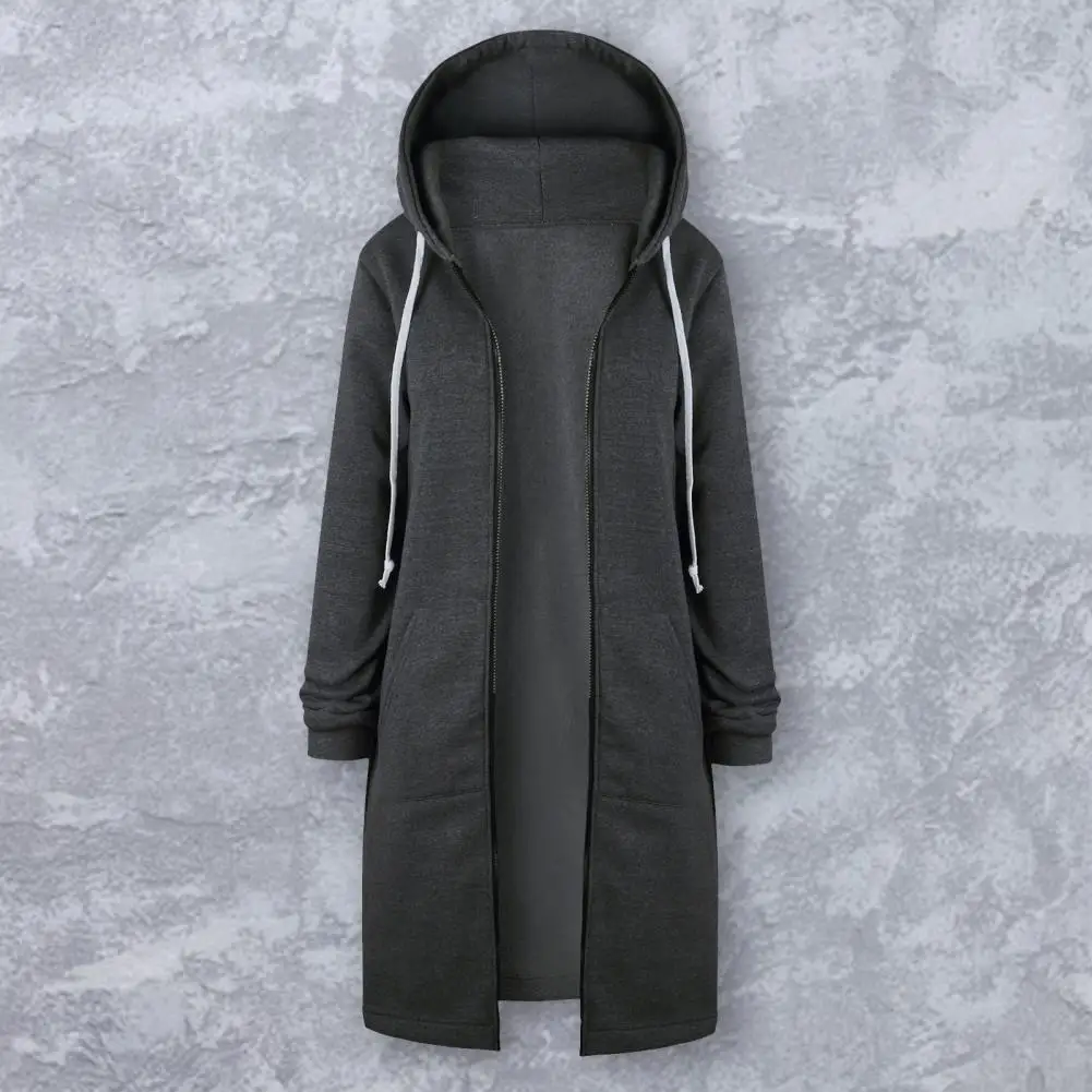 Long Sleeves Chic Zipper with Hat Women Coat Plush Lady Jacket Solid Color for Shopping
Long Sleeves Chic Zipper with Hat Women Coat Plush Lady Jacket Solid Color for Shopping