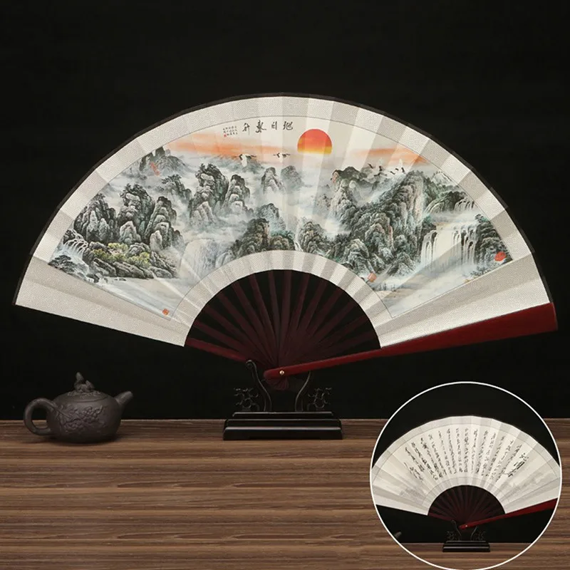 1PC Folding Fan Handheld Elegant Antique Style Hand Fan Foldable Calligraphy Ink Painting Chinese Accessorie Oriental Decor Gift
1PC Folding Fan Handheld Elegant Antique Style Hand Fan Foldable Calligraphy Ink Painting Chinese Accessorie Oriental Decor Gift