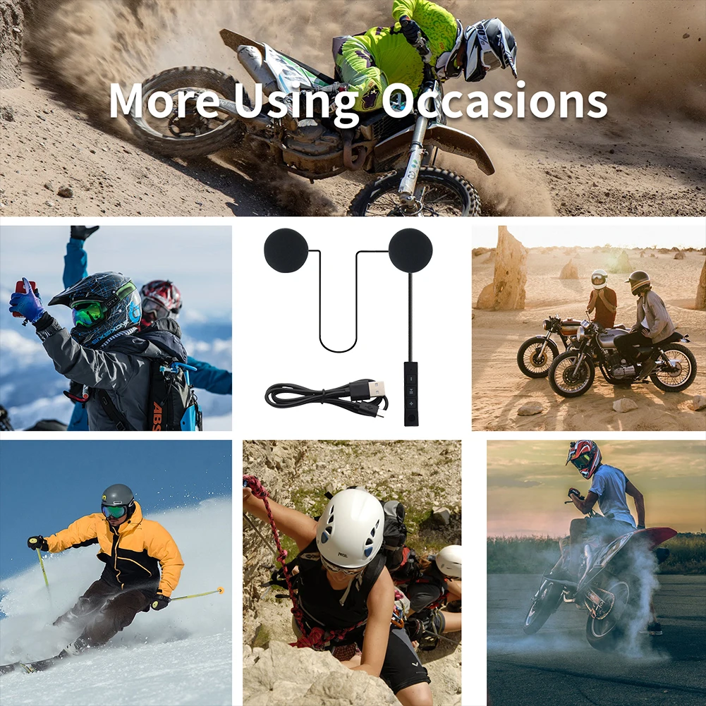 Беспроводные наушники для езды на мотоцикле BT5.0, гарнитура для моторного велосипеда с USB-зарядкой и наушниками для езды на мотоцикле и занятий спортом на открытом воздухе
Беспроводные наушники для езды на мотоцикле BT5.0, гарнитура для моторного велосипеда с USB-зарядкой и наушниками для езды на мотоцикле и занятий спортом на открытом воздухе