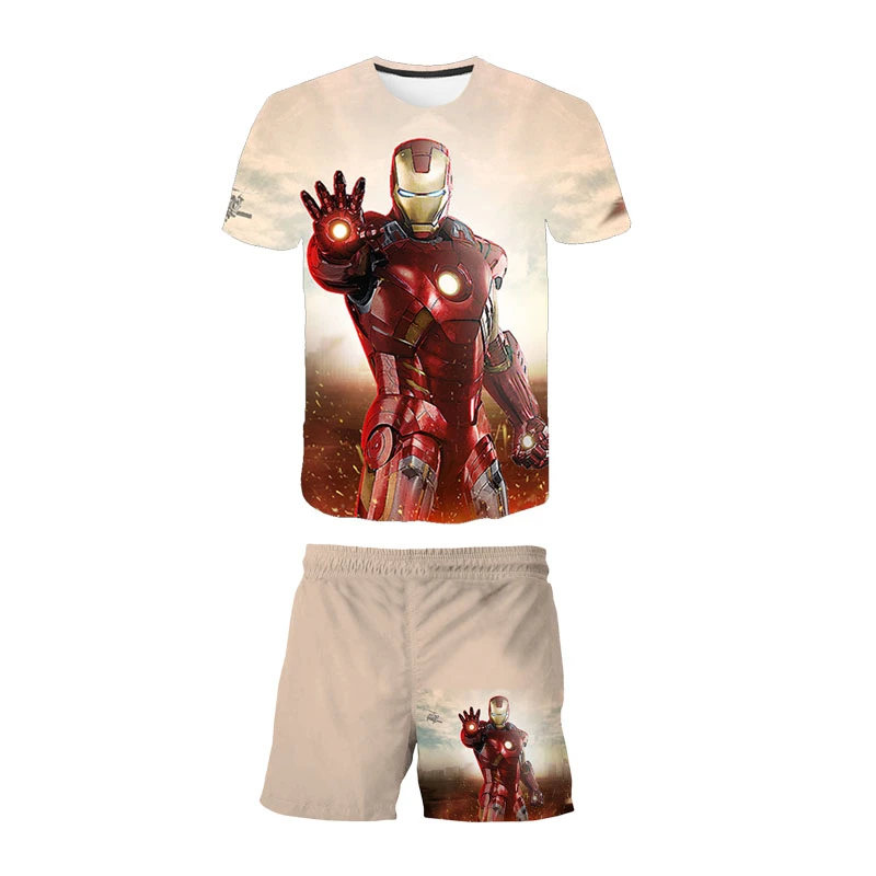 Disney Iron Man Summer Children Suit Cartoon Printed Pants T-shirt Set Bag Short Sleeve Shorts Two-piece Set 3-14 Years Old
Disney Iron Man Summer Children Suit Cartoon Printed Pants T-shirt Set Bag Short Sleeve Shorts Two-piece Set 3-14 Years Old
