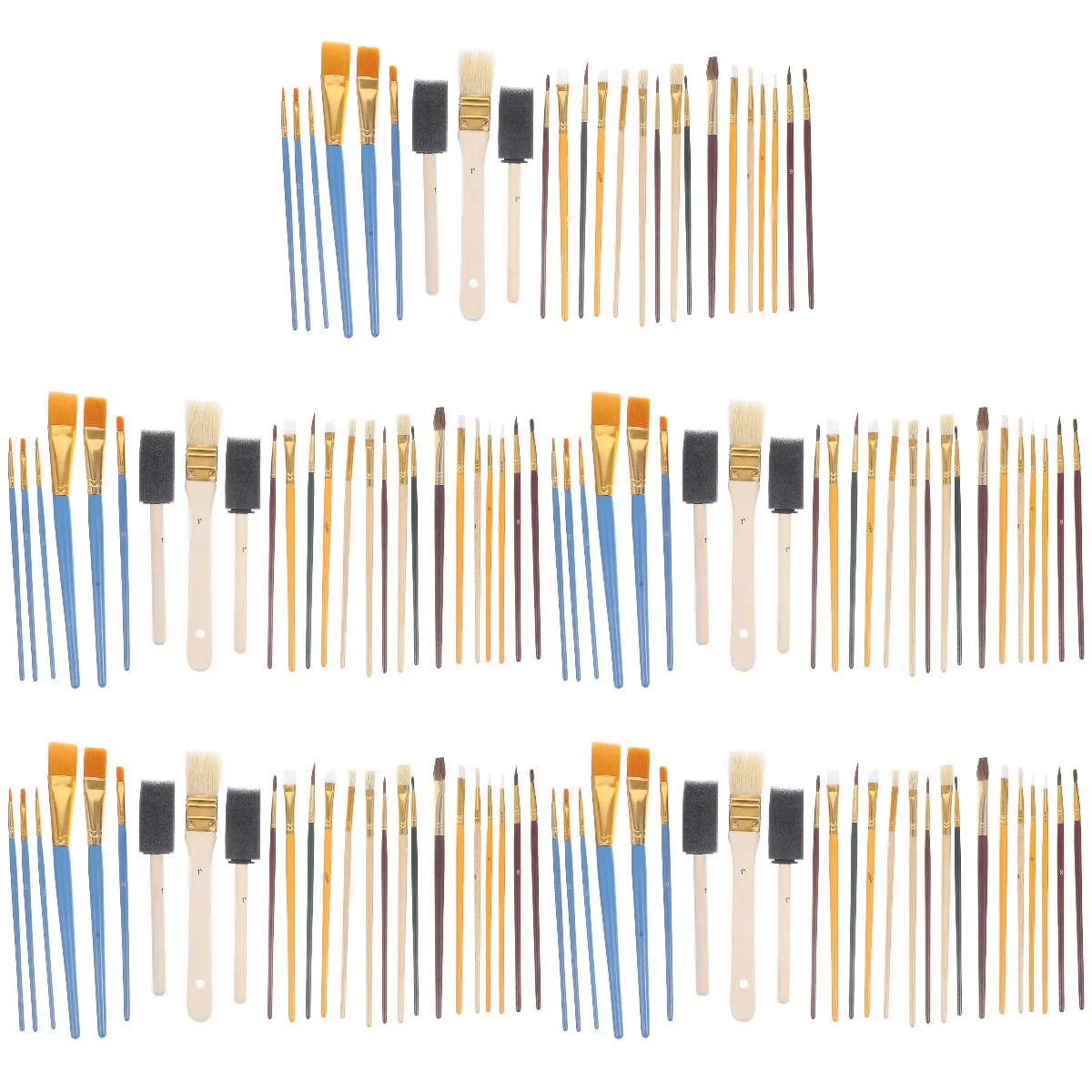 125 Pcs Multi-function Brushes Artist Painting Brushes Portable Watercolor Brushes
125 Pcs Multi-function Brushes Artist Painting Brushes Portable Watercolor Brushes