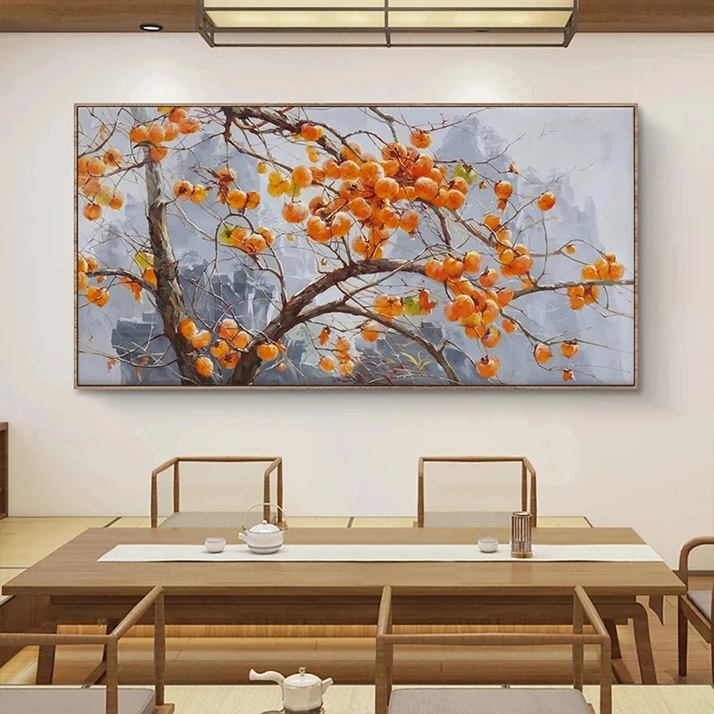 Chinese Style Persimmon Tree on The Mountain Canvas Paintings Poster Wall Art Pictures for Living Room Decoration Home Decor
Chinese Style Persimmon Tree on The Mountain Canvas Paintings Poster Wall Art Pictures for Living Room Decoration Home Decor
