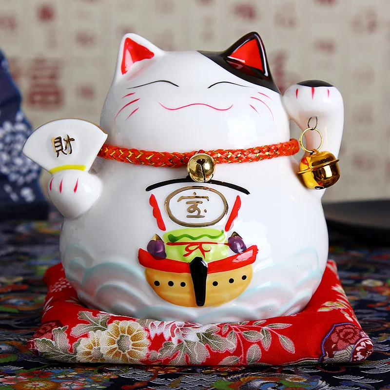 Ceramic Fortune Cat auspicious cat home office decoration crafts creative ornaments piggy bank opening gifts
Ceramic Fortune Cat auspicious cat home office decoration crafts creative ornaments piggy bank opening gifts