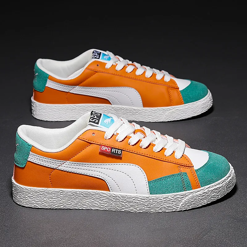 Кроссовки унисекс на шнуровке, Вулканизированная подошва, удобная повседневная обувь для скейтборда, оранжевые, лето 2023
Кроссовки унисекс на шнуровке, Вулканизированная подошва, удобная повседневная обувь для скейтборда, оранжевые, лето 2023