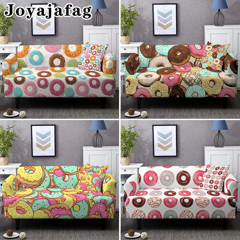 Donut Cartoon Sofa Cover Corner L Shape Slipcover Stretch 1/2/3/4 Seaters Elastic Couch Covers For Living Room Deocration
Donut Cartoon Sofa Cover Corner L Shape Slipcover Stretch 1/2/3/4 Seaters Elastic Couch Covers For Living Room Deocration