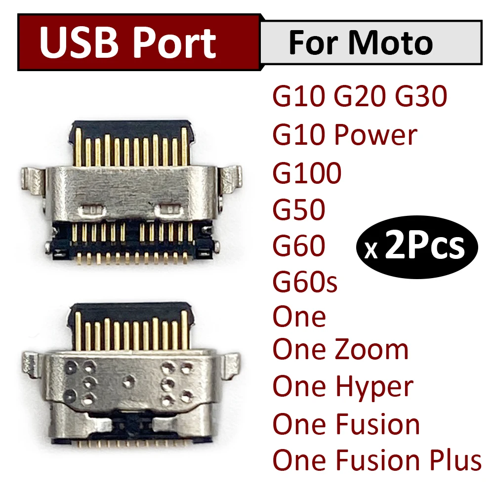 2 шт. зарядное устройство с USB-портом для зарядки Motorola Moto G10 G100 G20 G30 G50 G60 G60s Power One Zoom
