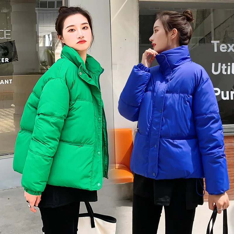 Женская короткая зимняя куртка с воротником-стойкой, новая Корейская версия, утепленный пуховик из хлопка
Женская короткая зимняя куртка с воротником-стойкой, новая Корейская версия, утепленный пуховик из хлопка