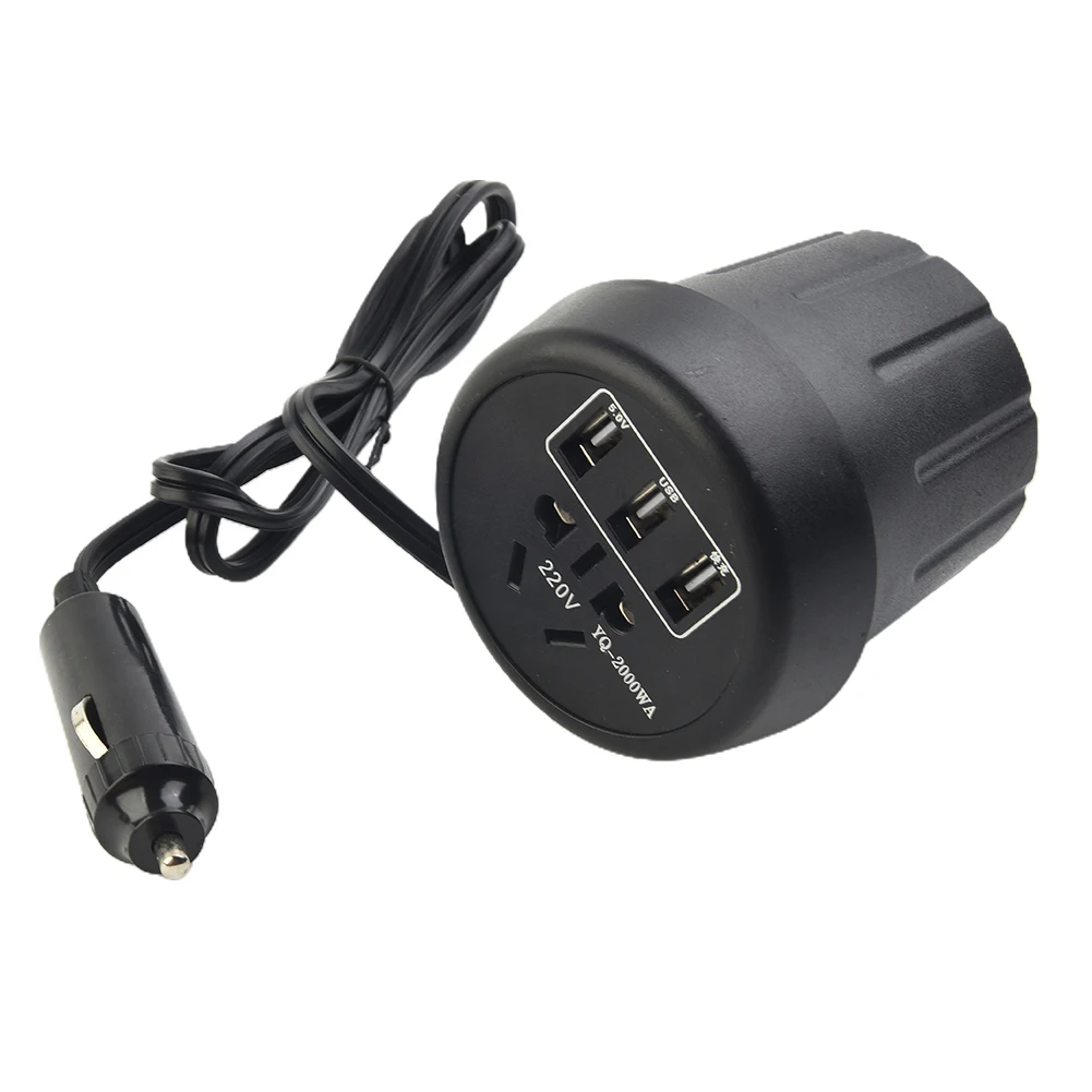 Smooth And Shiny Stable Plug 1pc Neater No Shaking Car Inverter Cup Holder 2 Fast USB Ports Cup Holder Charger
Smooth And Shiny Stable Plug 1pc Neater No Shaking Car Inverter Cup Holder 2 Fast USB Ports Cup Holder Charger