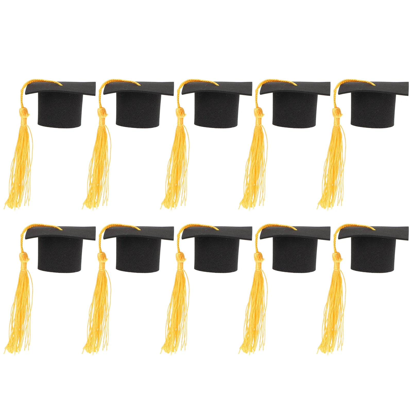 10 Pcs Mini Bachelor Hat Cupcake Ornaments Graduation Hat Model Graduate Figurine Polyester Graduation Party Drinker Topper
10 Pcs Mini Bachelor Hat Cupcake Ornaments Graduation Hat Model Graduate Figurine Polyester Graduation Party Drinker Topper