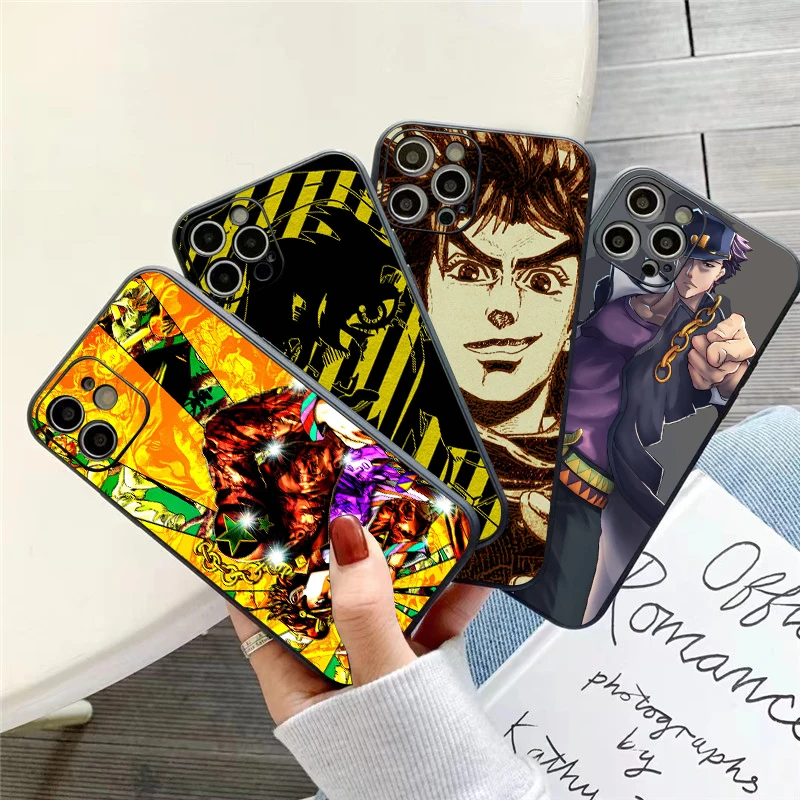 Japan Anime JoJo's Bizarre Adventure Phone Case For iPhone 11 13 12 Pro Max 12 13 Mini X XS XR MAX 5 6 6S 7 8 Plus Coque
Japan Anime JoJo's Bizarre Adventure Phone Case For iPhone 11 13 12 Pro Max 12 13 Mini X XS XR MAX 5 6 6S 7 8 Plus Coque