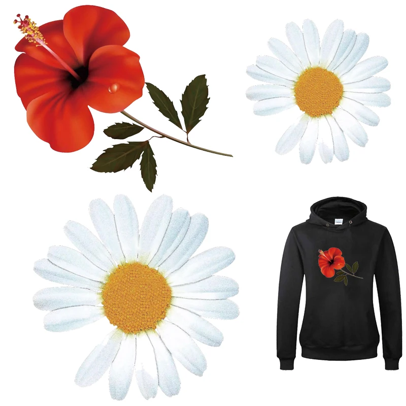 Flower Patch Iron-on Transfers for Clothing Thermoadhesive Patches for Jackets Diy Daisy Stickers Thermal Clothes Applique Dress
Flower Patch Iron-on Transfers for Clothing Thermoadhesive Patches for Jackets Diy Daisy Stickers Thermal Clothes Applique Dress