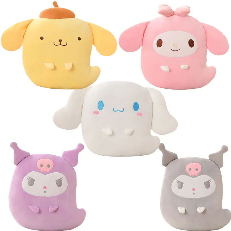Kawaii Sanrios Kuromi Cinnamoroll My Melody Purin Dog Мультяшные милые плюшевые куклы игрушки диванная подушка подушки плюшевое одеяло подарок
Kawaii Sanrios Kuromi Cinnamoroll My Melody Purin Dog Мультяшные милые плюшевые куклы игрушки диванная подушка подушки плюшевое одеяло подарок