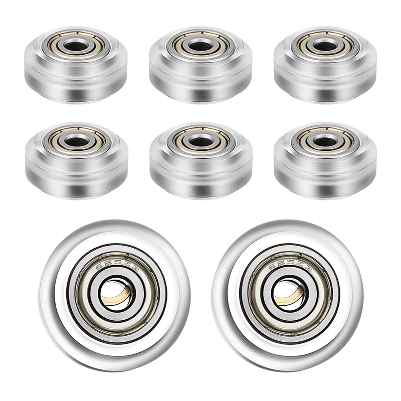 8 Pcs 3D Printer Plastic Pulley 3D Printer 625ZZ Wheels Linear Bearing Compatible with for Creality CR10,Ender 3
8 Pcs 3D Printer Plastic Pulley 3D Printer 625ZZ Wheels Linear Bearing Compatible with for Creality CR10,Ender 3