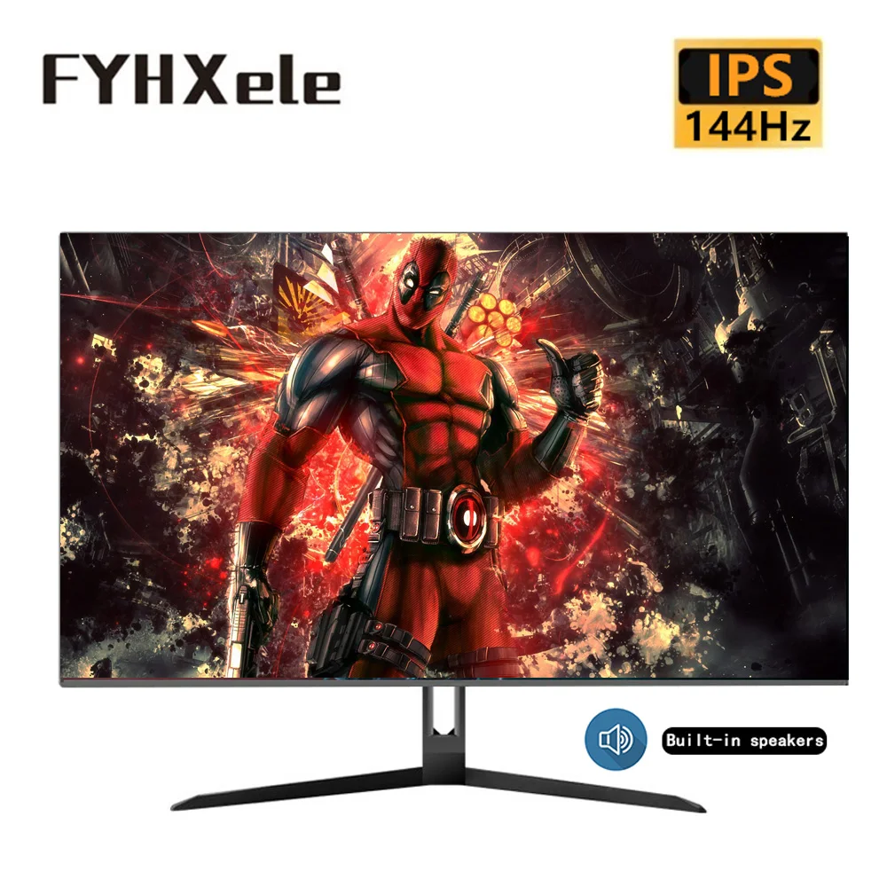 

FYHXele 32 Inch Monitor 4K UHD PC IPS LED Display 144Hz Desktop Gaming Computer Screen FreeSync G-Sync Technology 3840*2160