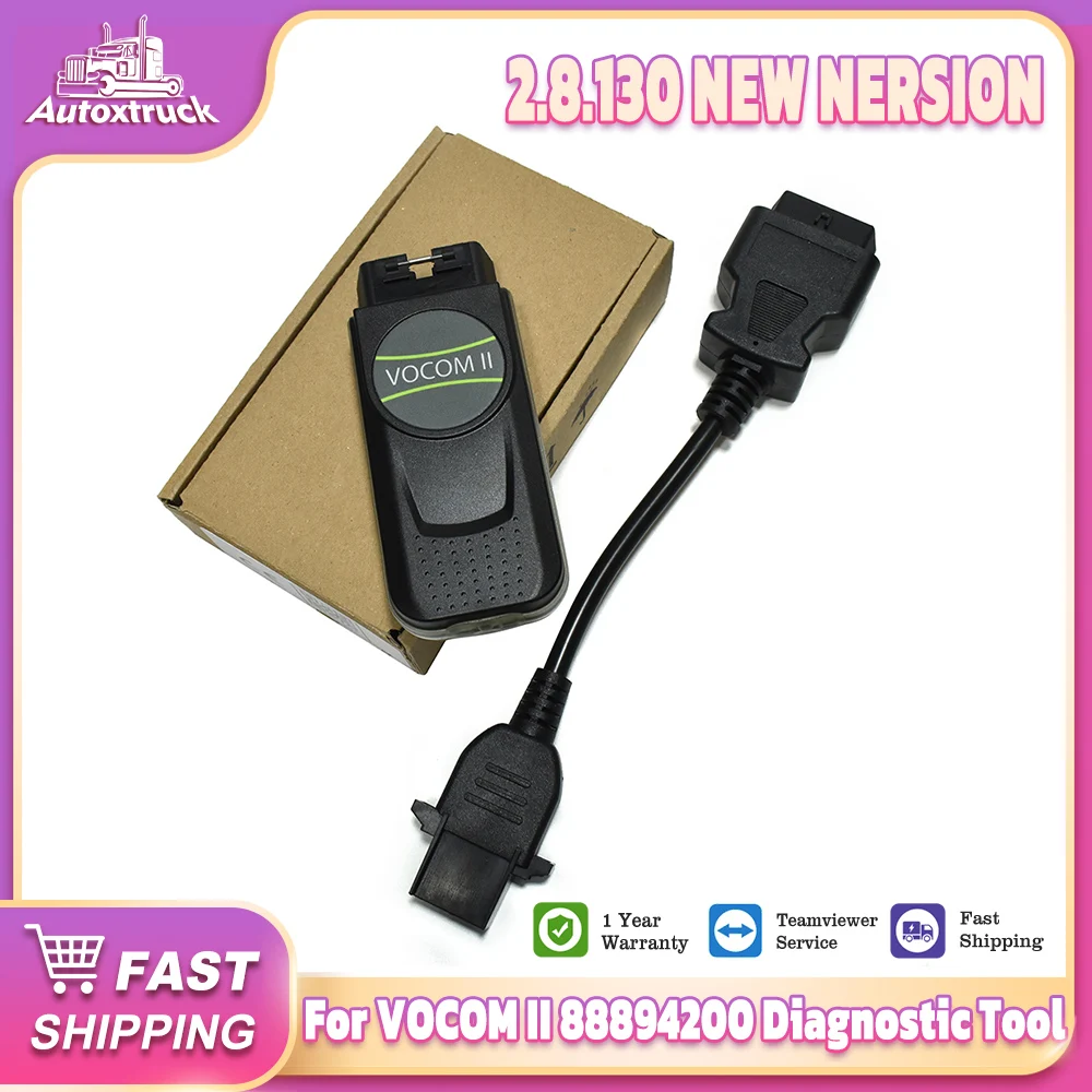 2022 New Version Truck Bus Construction Excavator for VOCOM II Vocom2 88894200 Diagnostic Scanner Tool 
2022 New Version Truck Bus Construction Excavator for VOCOM II Vocom2 88894200 Diagnostic Scanner Tool