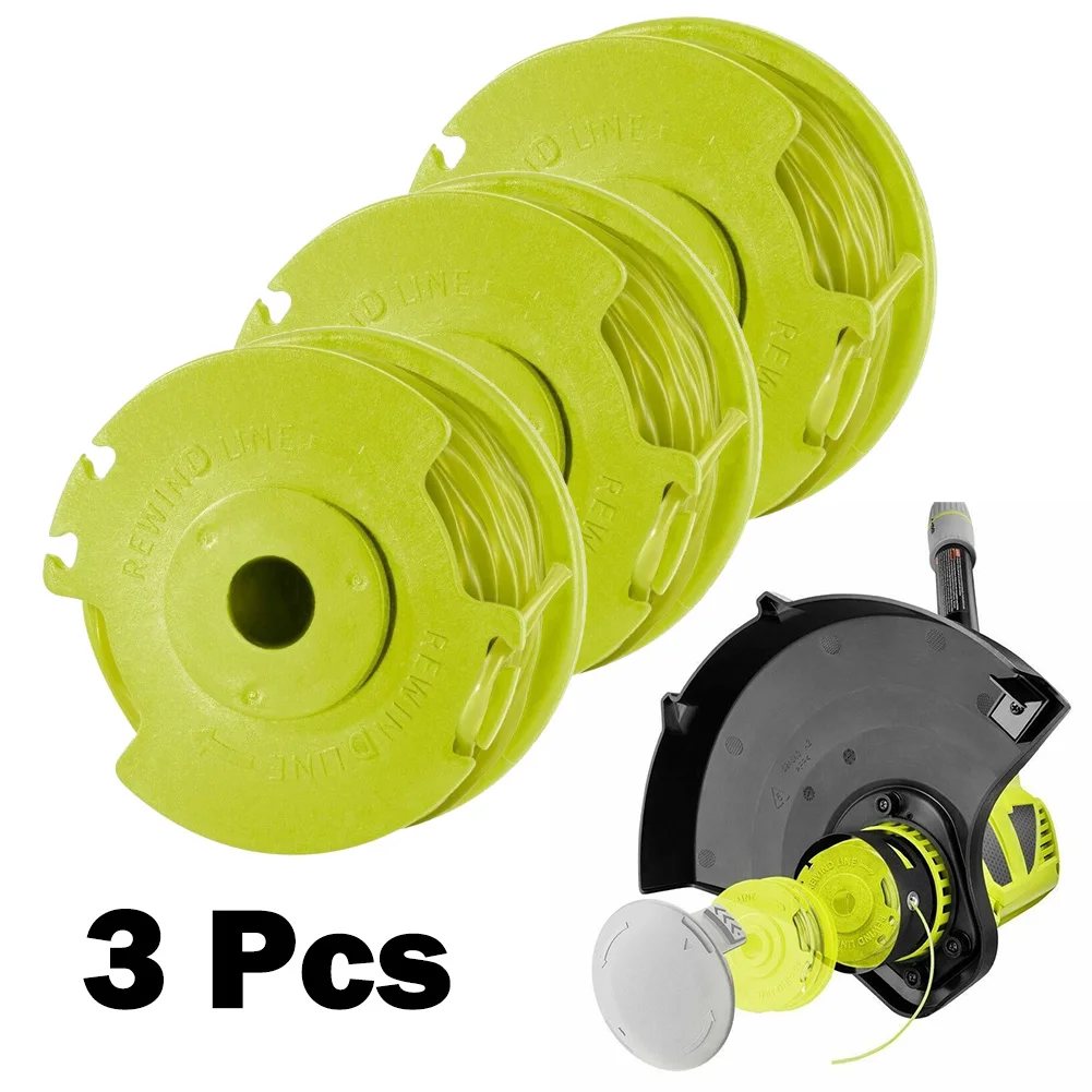 3Pcs Spool For Ryobi Replacement Twisted 0.080 In String Trimmer Auto Feed Line Spools STrimmer Parts Garden Tool Accessories
3Pcs Spool For Ryobi Replacement Twisted 0.080 In String Trimmer Auto Feed Line Spools STrimmer Parts Garden Tool Accessories