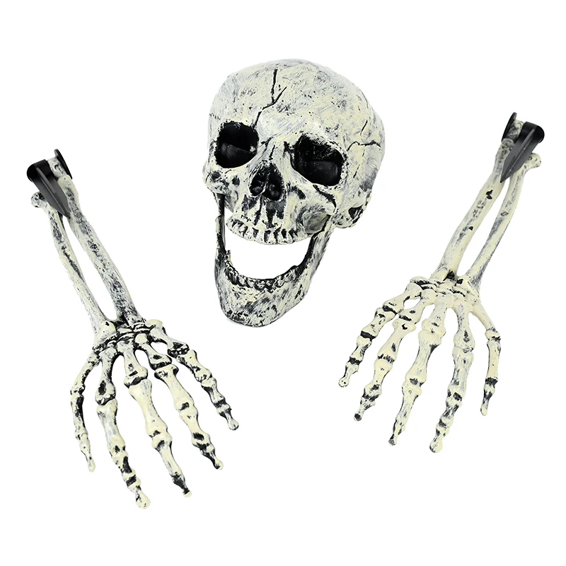 Movable Halloween Skeleton Body Halloween Skull Hand Skeleton Decoration for Halloween Outdoor Yard Lawn Garden Party Decoration
Movable Halloween Skeleton Body Halloween Skull Hand Skeleton Decoration for Halloween Outdoor Yard Lawn Garden Party Decoration