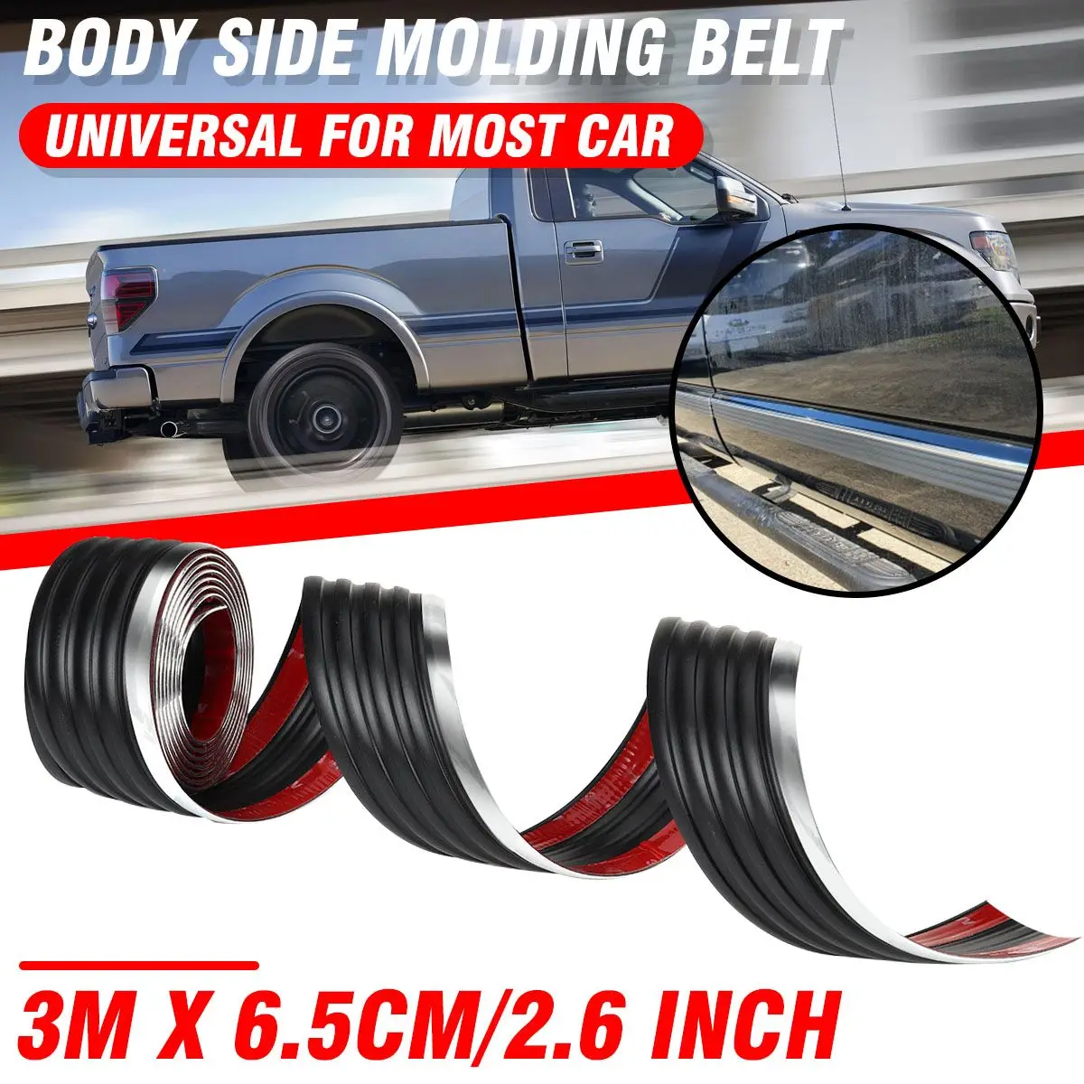 3M Trim Molding Car Door Side Tailgate Decorate Protect Strip Window Mirror Bumper Anti Collision DIY Decor Strip Pickup Truck
3M Trim Molding Car Door Side Tailgate Decorate Protect Strip Window Mirror Bumper Anti Collision DIY Decor Strip Pickup Truck